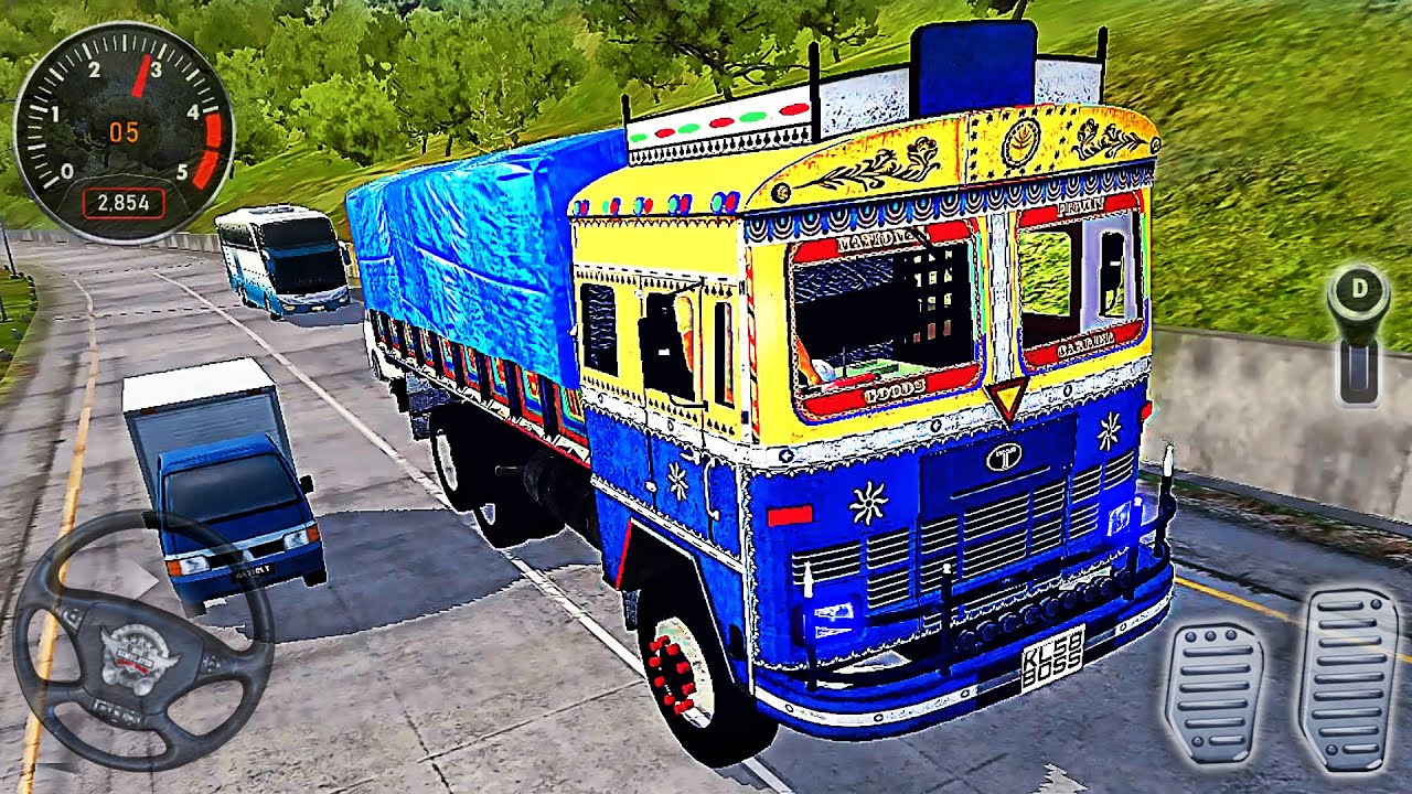 TATA Truck 2515 NP Lorry #18 - Bus Indonesia Car Game - Best Android GamePlay