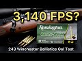 Speed demon 243 winchester remington corelokt tipped 95gr ammo test