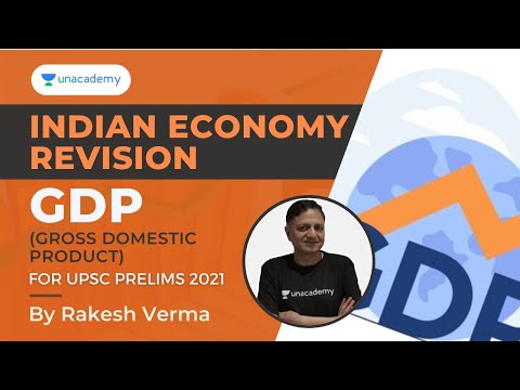 Indian Economy Revision | GDP (Gross Domestic Product) | UPSC Prelims 2021 | By Rakesh Verma