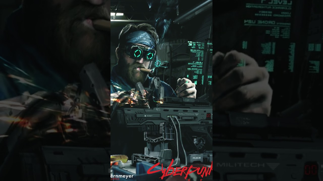 Concept art by Richard Bagnall for Cyberpunk RED (2020)