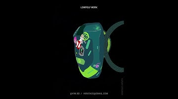 Schoolbag - Lowpoly - realtime - prop Work