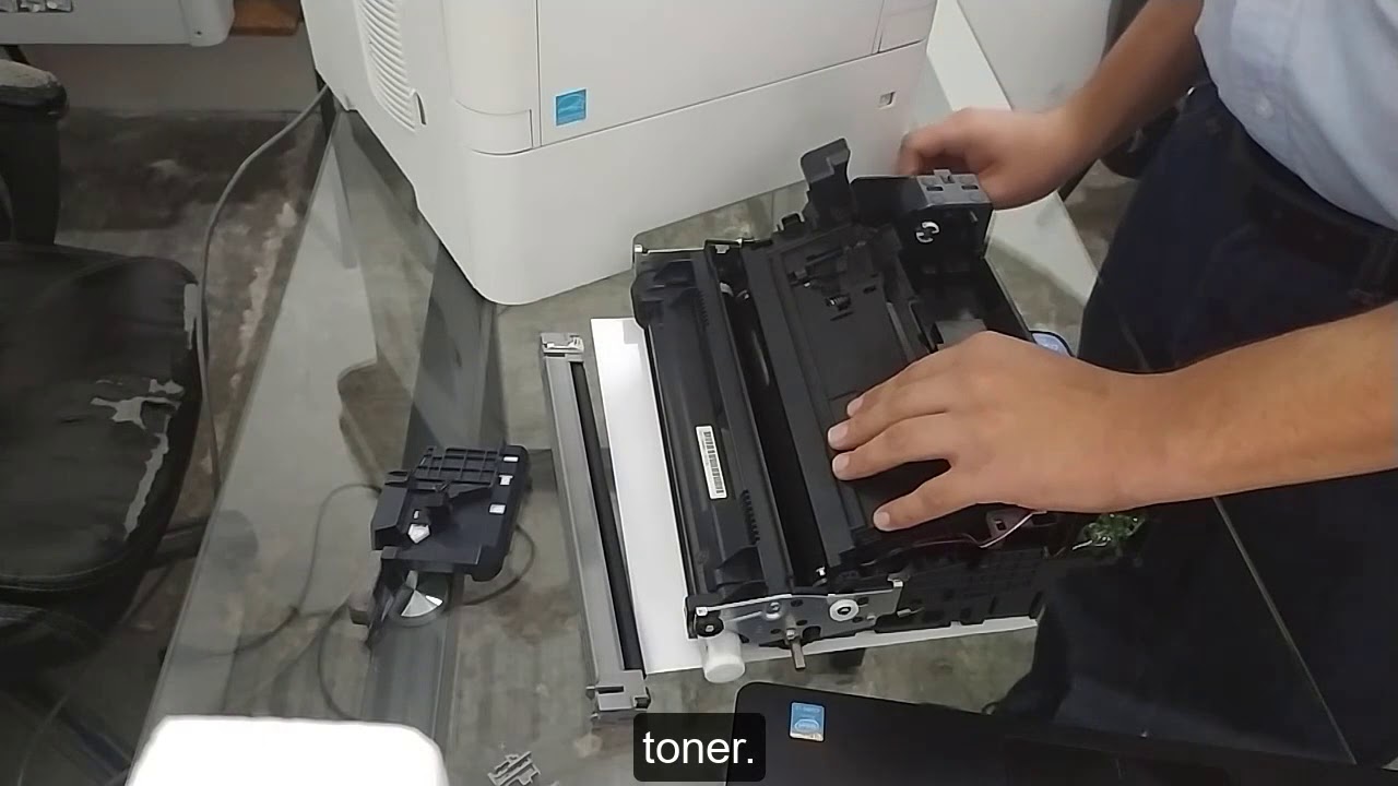 Revisión de unidad de imagen Kyocera Ecosys 3655 - YouTube