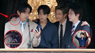 BTS at Mexico’s National Palace 🇲🇽 Jungkook’s Sweet Look at V Speaking Spanish 🥹💑 screenshot 2
