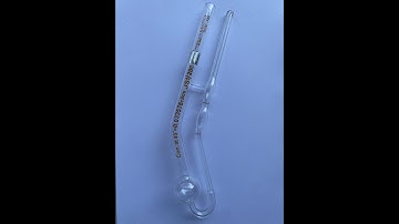 How to use viscometer cannon Fenske type glass liquid ushape 150mm with constant certificate abron01