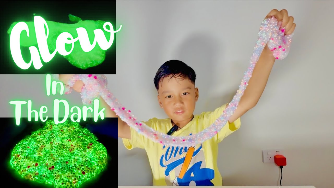 DIY Glow In The Dark Slime