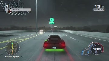 NFS Unbound - Skyline Sprint - Ferrari Testarossa (A+) 1:42 Automatic