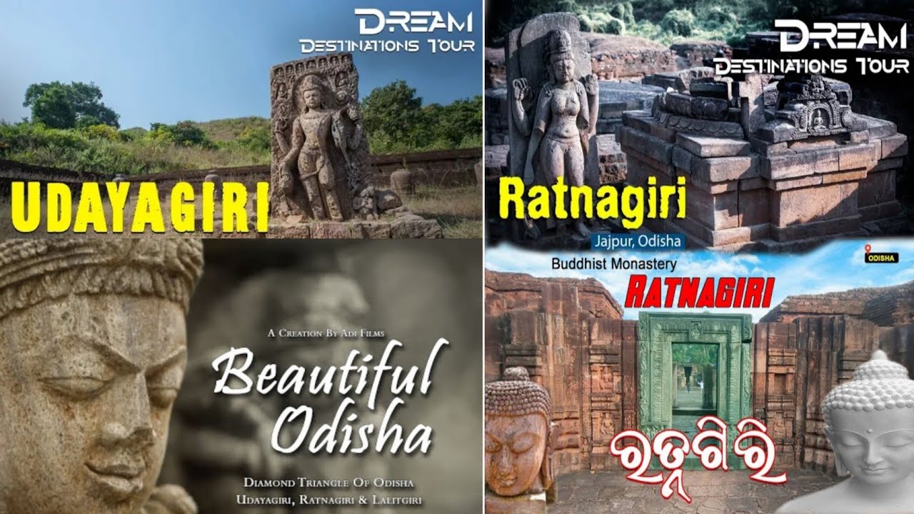 Udaygiri Ratnagiri - The Diamond Triangle of Odisha Ruins of Buddhist  