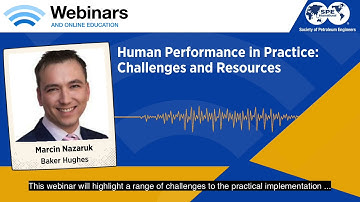 Webinar Preview - Human Performance in Practice: Challenges and Resources