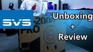 SVS PB-2000 Pro subwoofer unboxing + review | Soundpath wireless audio adapter / isolation system