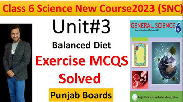 Class 6 Science Unit3 Mcqs |New Course SNC || Class 6 Science New Book Objective Exercise Questions.