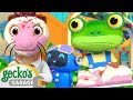 Weasel Cake Carnage | Gecko&#39;s Garage Stories and Adventures for Kids | Moonbug Kids