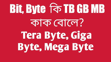 What is Bit, Byte, Nibble, KB, MB, GB, TB, PB, EB, ZB