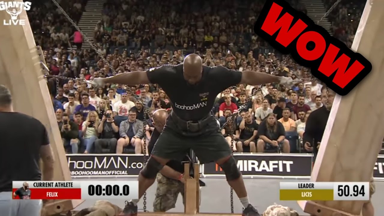 WORLD RECORD Mark Felix Hercules Hold Giants Live Wembley 2019