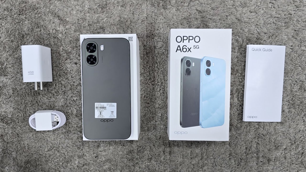 Первый взгляд и распаковка OPPO A6x 5G ₹12 499 😍 | Аккумулятор 6500 мАч + быстрая зарядка 45 Вт ⚡...