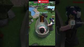 THIS WATER SLIDE 🛝 IS CRAZY 😨 #roblox #bloxburg #shorts