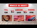 TCL c8k vs Samsung qn90f vs Hisense u7qg | Mini-LED TV Comparison 2025