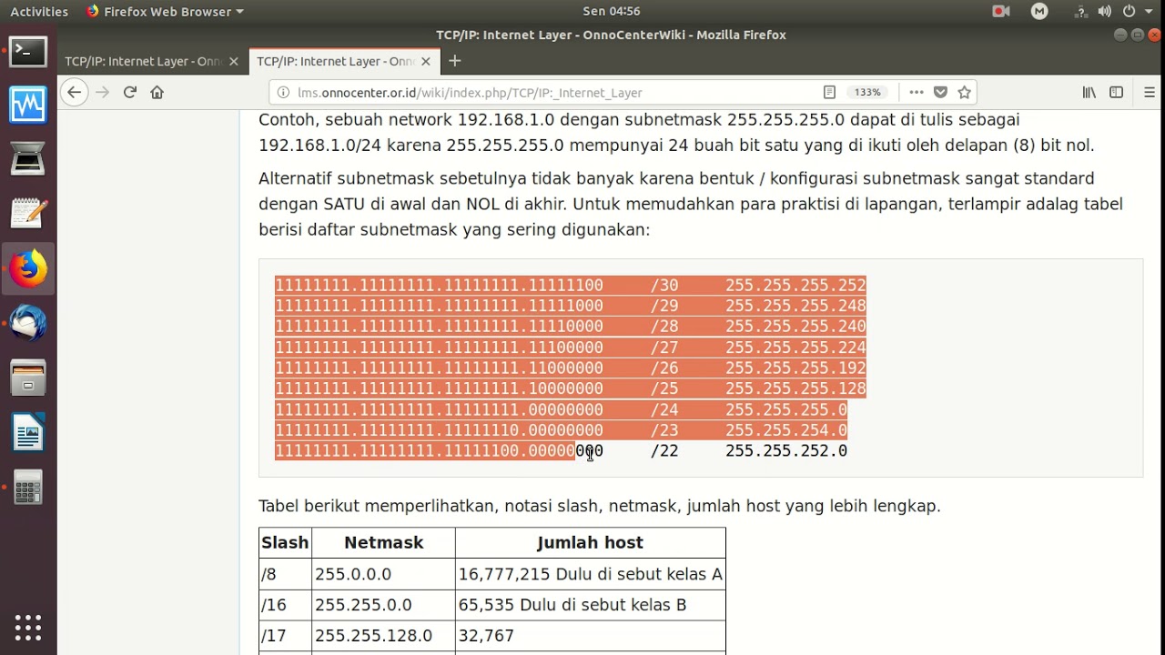 20181022 Penjelasan tentang Subnetting, Netmask dan fungsinya untuk ...