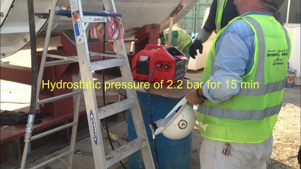 Watertightness Test of Concrete Jacking Pipe Joint Assembly YouTube