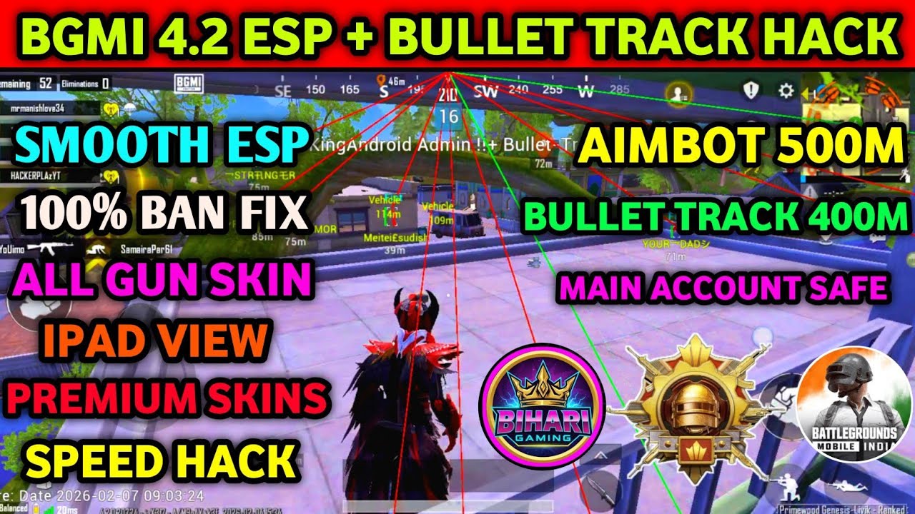 BGMI HACK 4.2 | BGMI 4.2 MOD APK | BGMI ESP HACK | BGMI NEW HACK TODAY | HOW TO HACK BGMI HACK