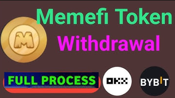 Okx Wallet To Bybit Memefi Token Withdraw Full Process  | How to send memefi token from okx to Bybit