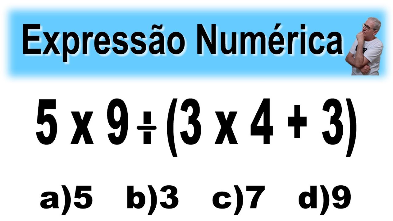 GRINGS ☑ EXPRESSÃO NUMÉRICA - Você sabe resolver ?@OmatematicoGrings ...