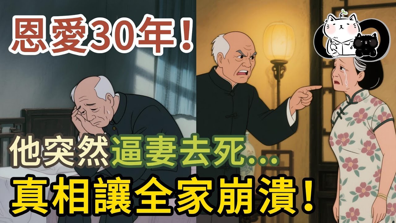 恩愛30年，他突然逼妻去死   真相讓全家崩潰！