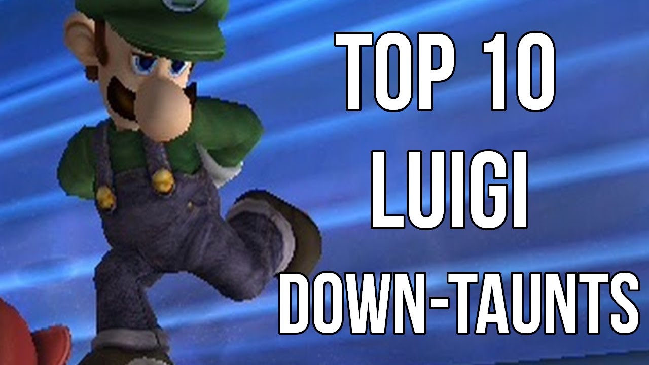Top 10 Luigi Taunt Spikes & Moments Super Smash Bros. YouTube