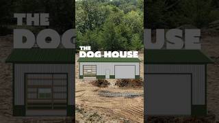 The Dog House | Post Frame Shed #Shorts