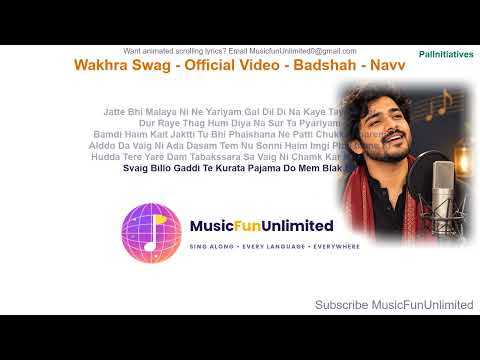 Karaoke: Wakhra Swag | Official Video | Badshah | Navv Inder | Best Punjabi Dance Song | Punjabi Son
