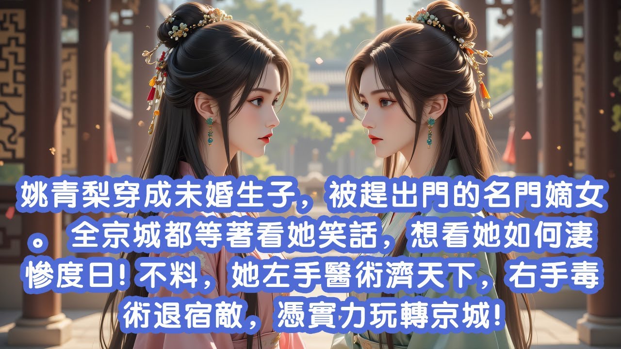 【一次看够】姚青梨穿成未婚生子,被趕出門的名門嫡女。 全京城都等著看她笑話,想看她如何淒慘度日! - YouTube