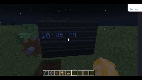 How to make a working clock using create mod-Minecraft