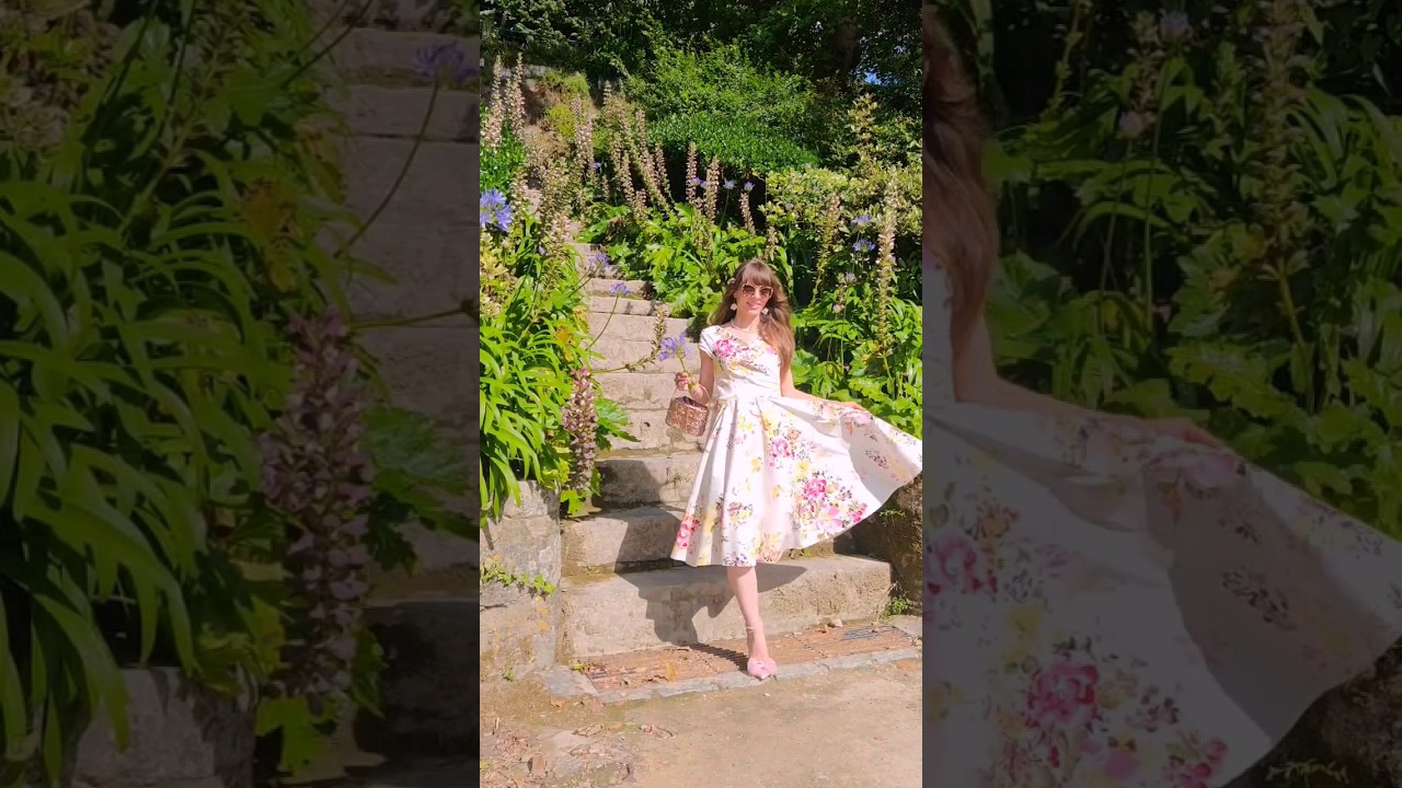 The perfect floral swing dress for summer🌷