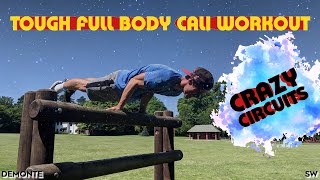 Advanced Full Body Calisthenics Workout - No Weights Gym Circuit