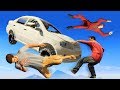 SMASH THE CRAZY RUNNERS! (GTA 5 Funny Moments)