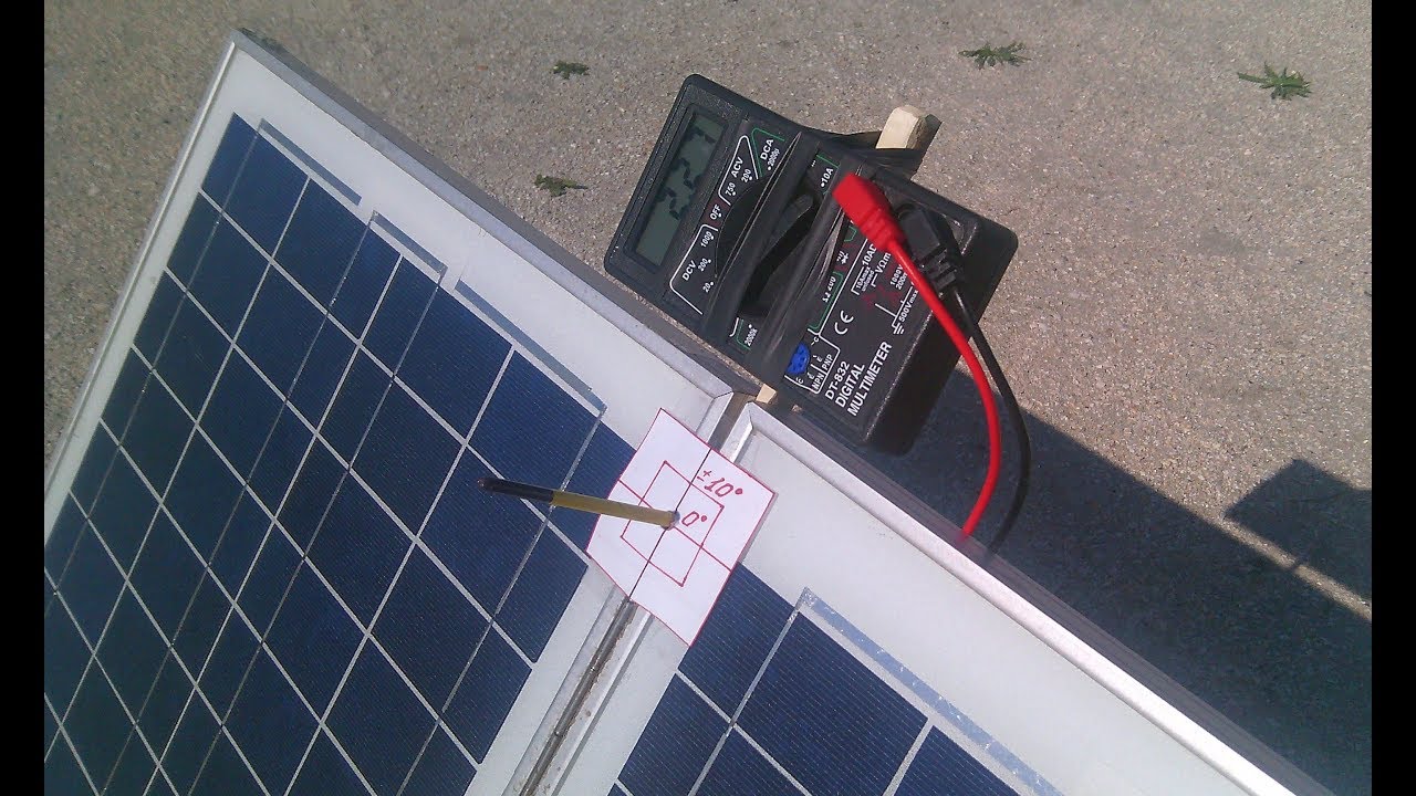 Поиск оптимальной ориентации солнечной панели для различных световых ...