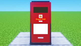 Minecraft Tutorial: How To Make A Post Box Quick Builds