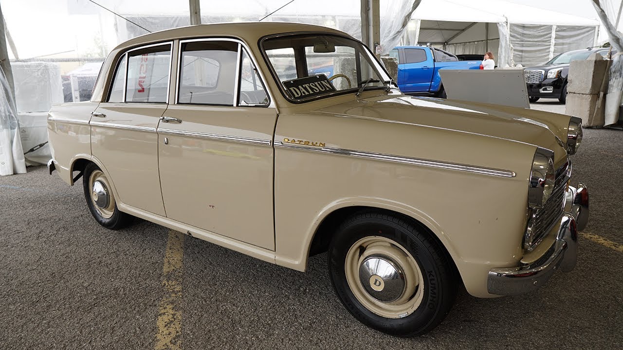 1962 datsun bluebird 1200 deluxe p312 - YouTube