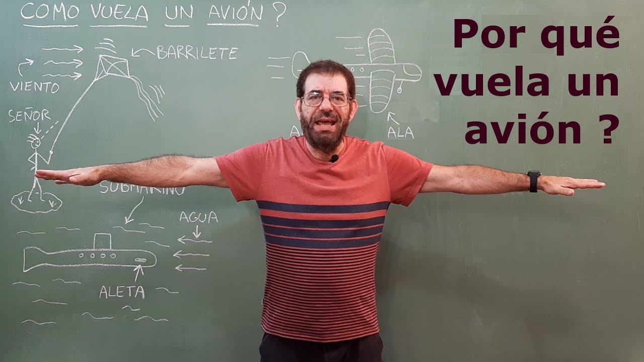 Por qué vuela un avión ? ¿ Qué es lo que lo empuja para arriba ?