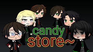 Candy store | HP | 1, 2, 3 gen. | A lil bit drarry, wolfstar, jeverus and jeddy