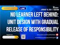 JANUARY SERIES | No Learner Left Behind: Unit Design with Gradual Release of Responsibility