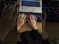 Fast Mechanical Keyboard ASMR | No Talking #shorts #mechanicalkeyboard #typingasmr