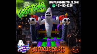 GHOST TOWN OBSTACLE COURSE FROM JUMP 4 JOY INFLATABLES 401-413-3268 WWW.JUMP4JOYINFLATABLES.COM