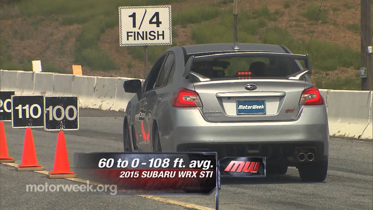MotorWeek | Road Test: 2015 Subaru WRX STI