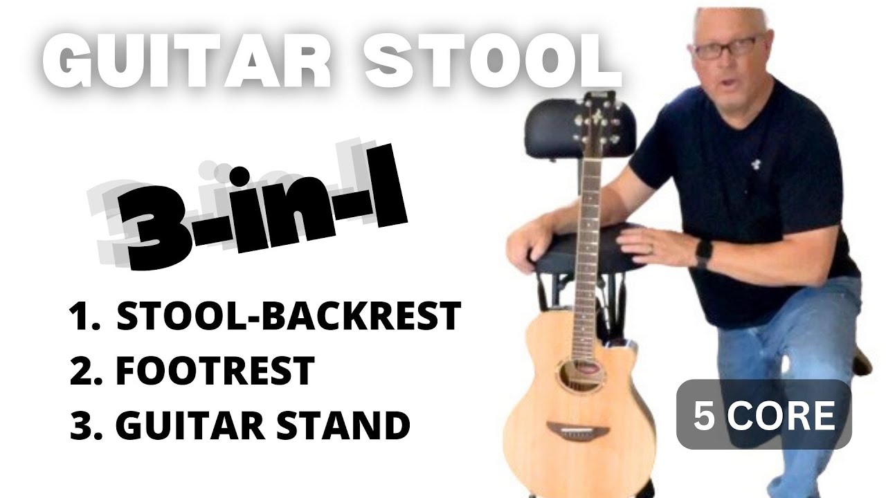 GUITAR STOOL WITH STAND+楽譜クリップ付き GUITAR STOOL WITH STAND+楽譜クリップ付き