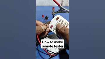 How to make remote tester. #shortsvideo #remotetester