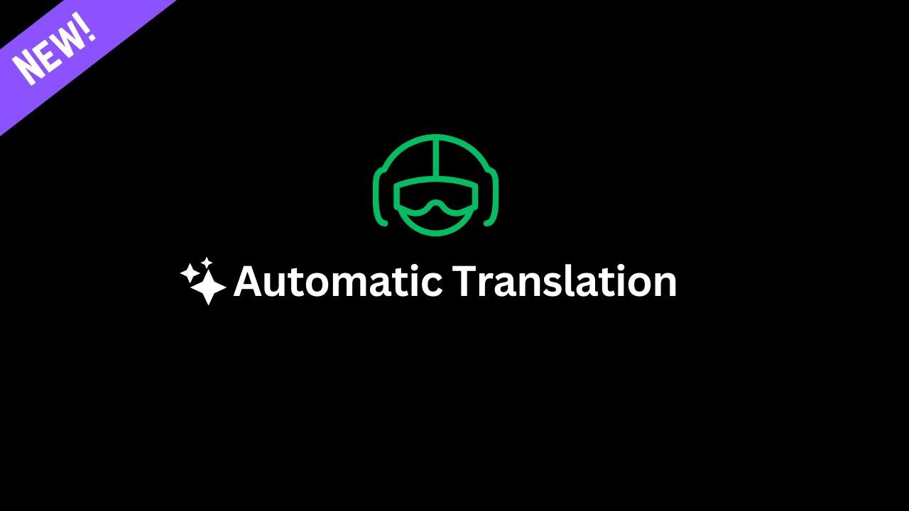 New Feature: Automatic Translation - YouTube