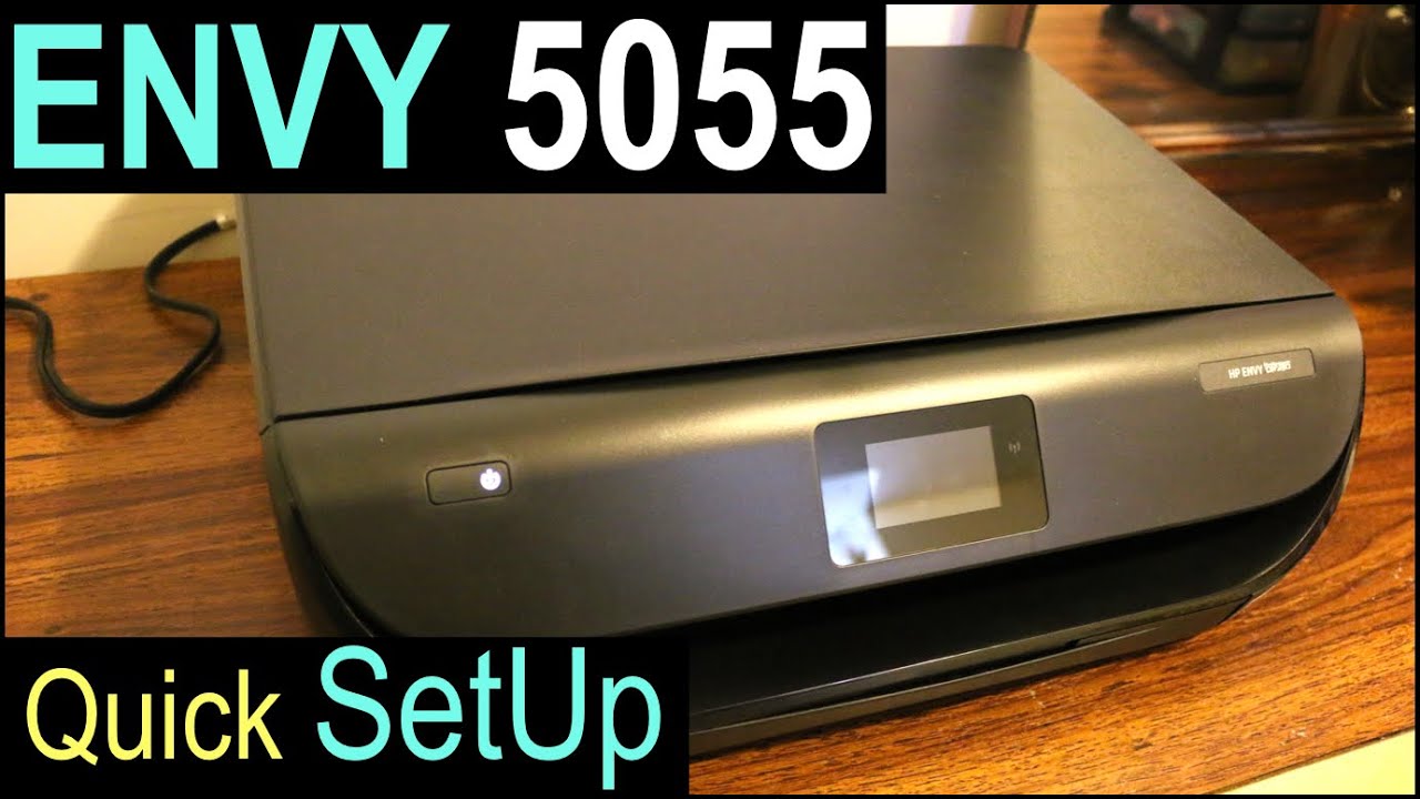 How To SetUp HP Envoy 5055 Inkjet All-In-One printer review? - YouTube