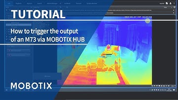 How to trigger the output of an M73 via MOBOTIX HUB