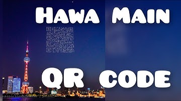 Scannable QR Code in sky || Shanghai city || Drone form QR code