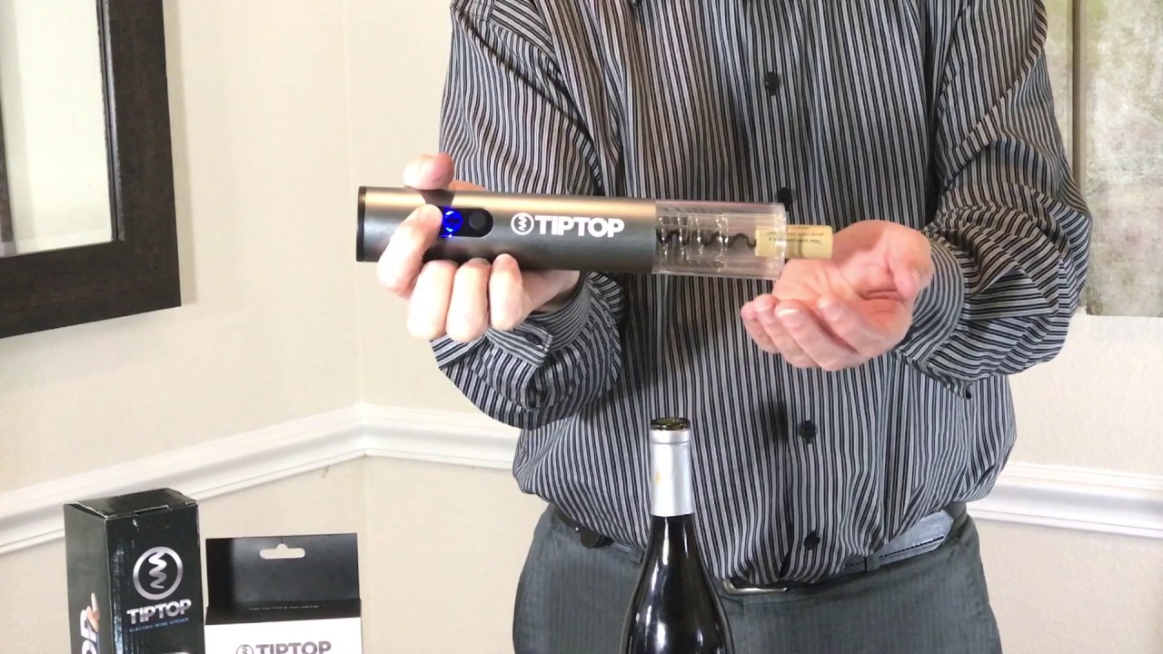 Tip Top Supplies Electric Wine Bottle Opener YouTube
